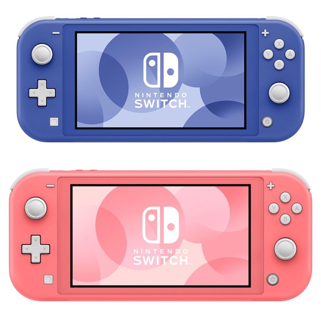 Nintendo Switch Lite 本体 ブルー ピンク　2台セット 新品未使用】Nintendo Switch Lite 本体 2台セット 任天堂｜Yahoo