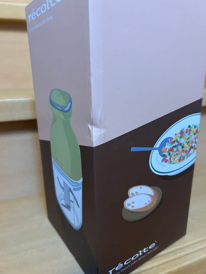 新品未使用 レコルト コードレスカプセルカッター ペールグリーン