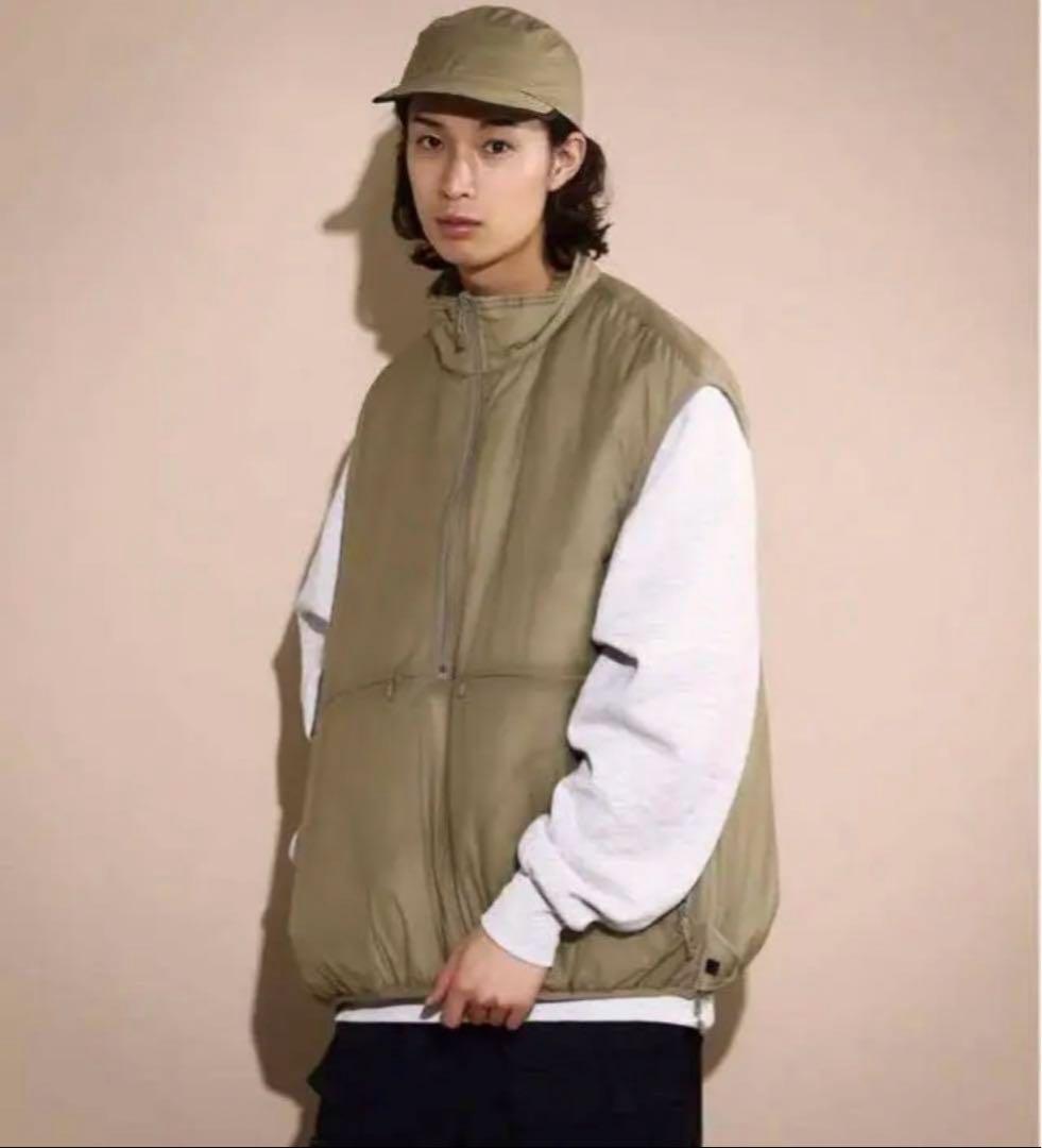 DAIWA PIER 39 パフベスト ベージュ L ダイワピア39 DAIWA PIER39 (ダイワピア39) TECH REVERSIBLE PULLOVER PUFF VEST