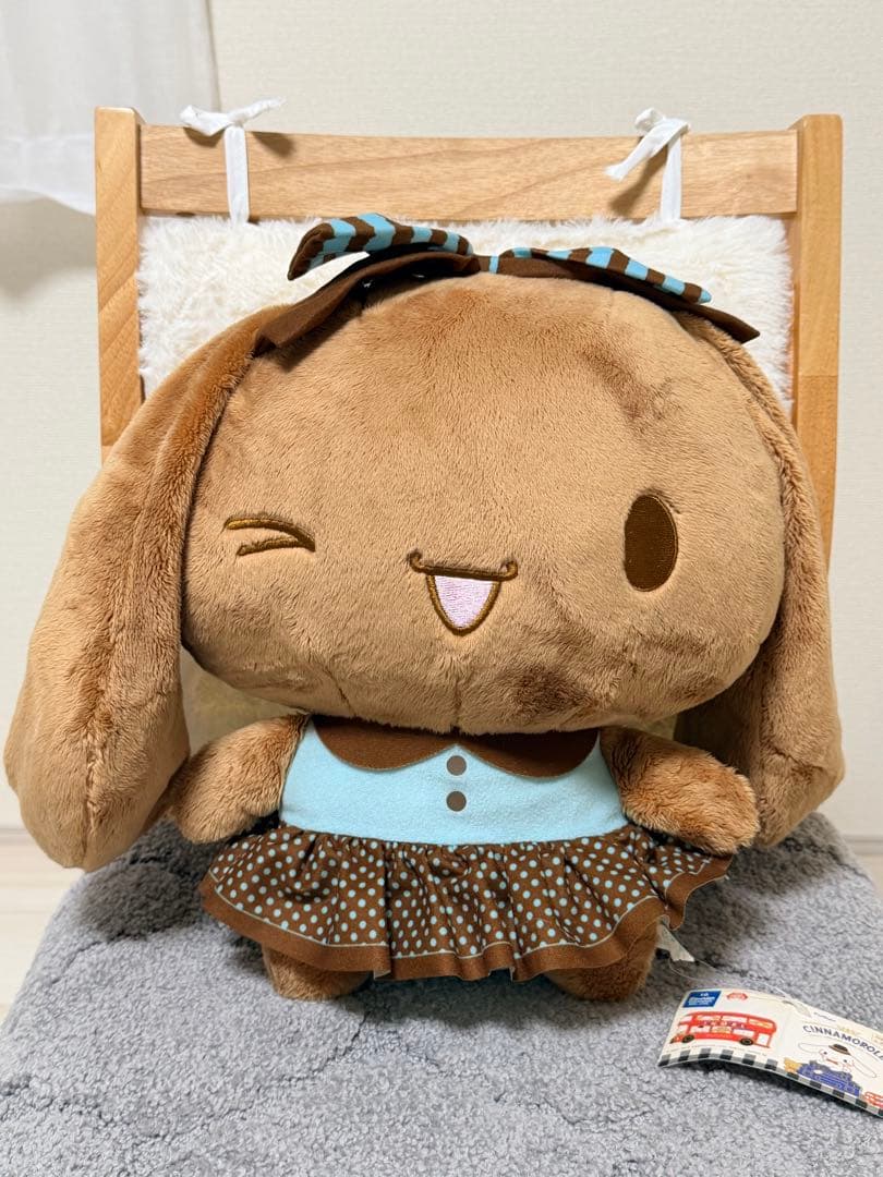 シナモロール チョコミントBIGぬいぐるみ　レア シナモロール チョコミントBIGぬいぐるみ | オンラインクレーンゲーム