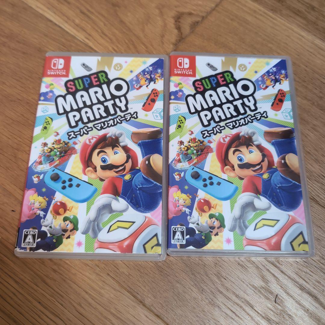 スーパー マリオパーティ　２本セット　ニンテンドースイッチ　switch switch マリオパーティ 2本セットの通販 by ただっち's shop｜ラクマ