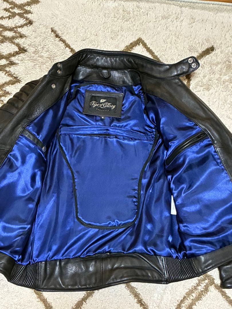 AGE OF GLORY ロッカージャケットレザーブラック L - メルカリ