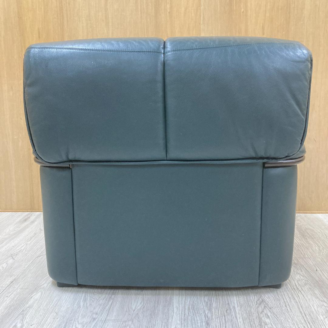 冨士ファニチア FUJI FURNITURE 総革 1人掛けソファ A - メルカリ