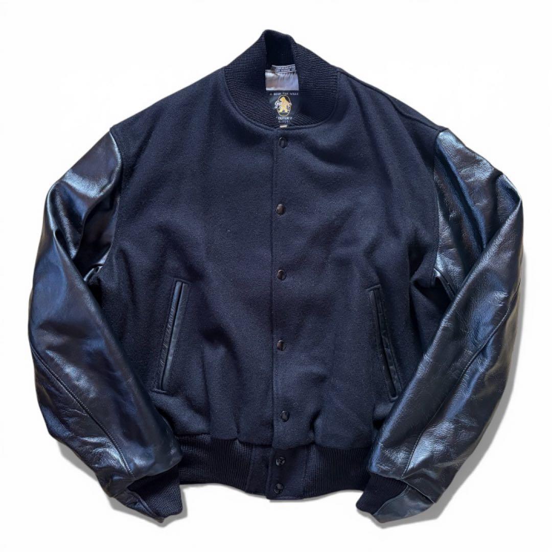 極美品 60s GOLDEN BEAR レザー スタジャン オールブラック - メルカリ