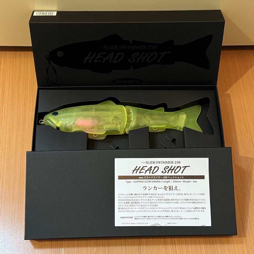 deps デプス　スライドスイマー250　ヘッドショット★美品★ 入荷情報】depsの超話題作🔥「newスライドスイマー250ヘッドショット