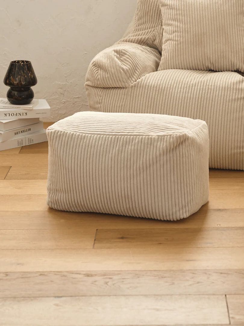 kn　Loosy コーデュロイ ベージュ オットマン kn様専用 Loosy コーデュロイ ベージュ オットマン kn様専用 Loosy