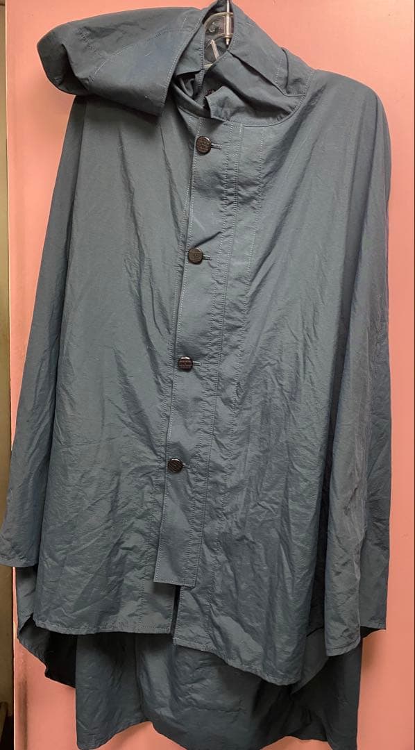 ポスタルコ　postalcoダークブルー 男女兼用レインポンチョ レインコート 自転車 通学 ポンチョ レディース メンズ おしゃれ 通学