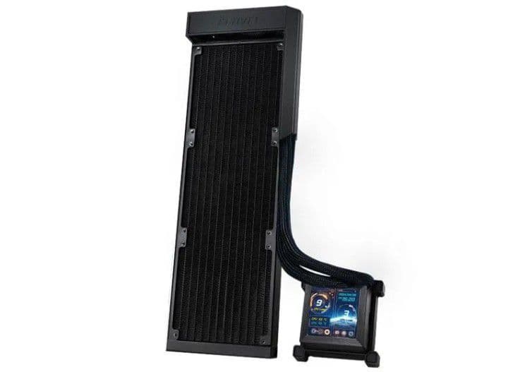 HydroShift LCD 360TL ブラック ファンなし Amazon | LIANLI 簡易水冷キット ファンレスモデル HydroShift LCD 360