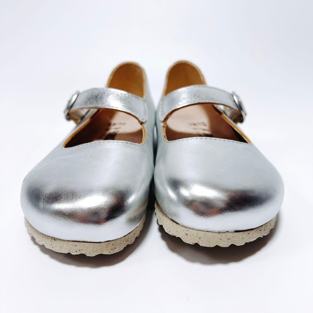 《2025年モデル 極美品》ビルケンシュトック トレーシー シルバー 24cm