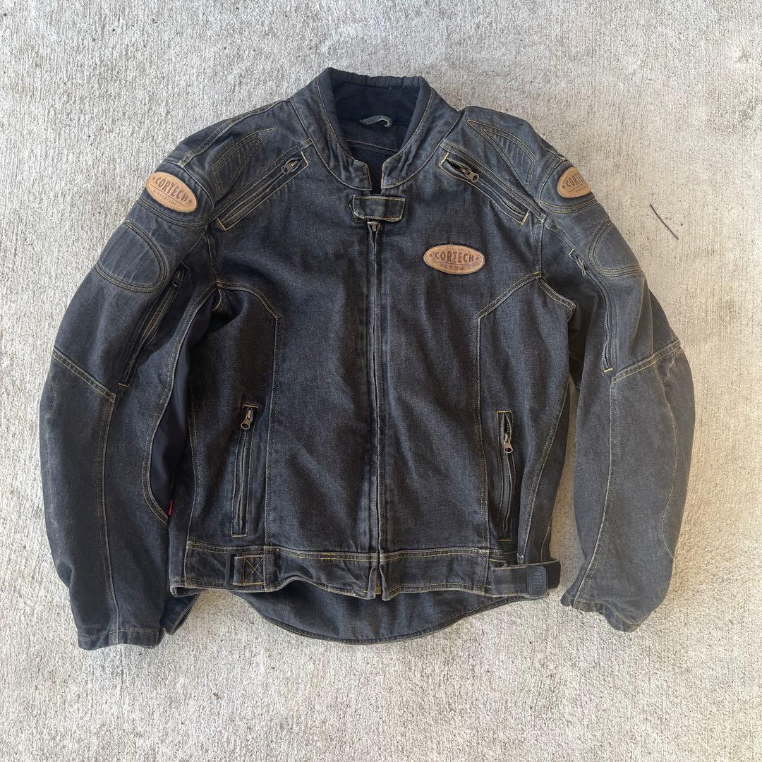 Cortech バイクジャケット 黒 デニム - メルカリ
