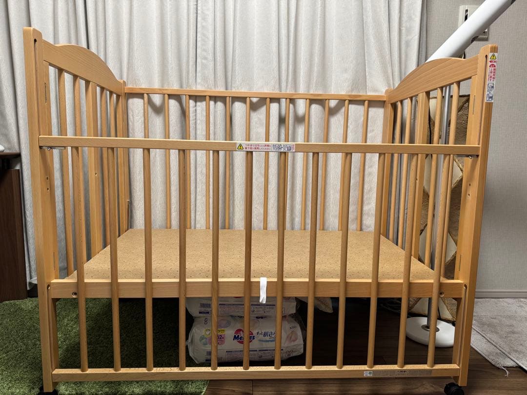 石崎家具　ベビーベッド　スリーピー　パル　折りたたみ ベッド&ベビーベッド専門店『スリーピー』 ☆3月10日再入荷分 日本製