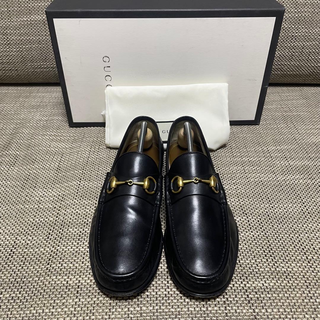 美品 上杉柊平着用 GUCCI 1953コレクション ホースビットローファー 7