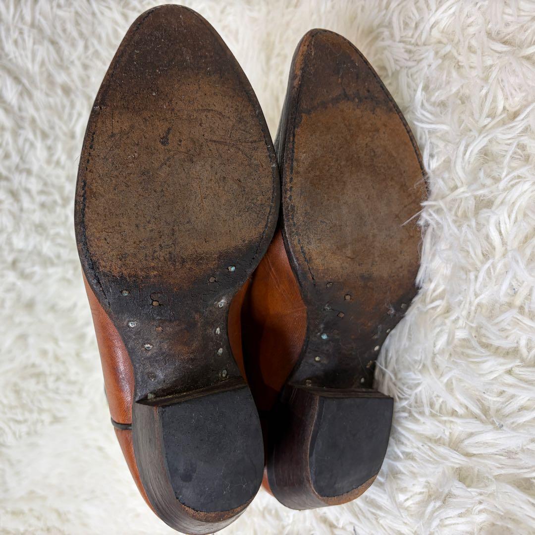 トニーラマ ウエスタンブーツ レザー USA製 ブラウン 23.5cm