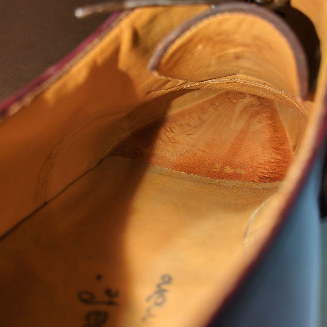 Enzo Bonafe エンツォボナフェ パンチドキャップトゥ 革靴 7 - メルカリ