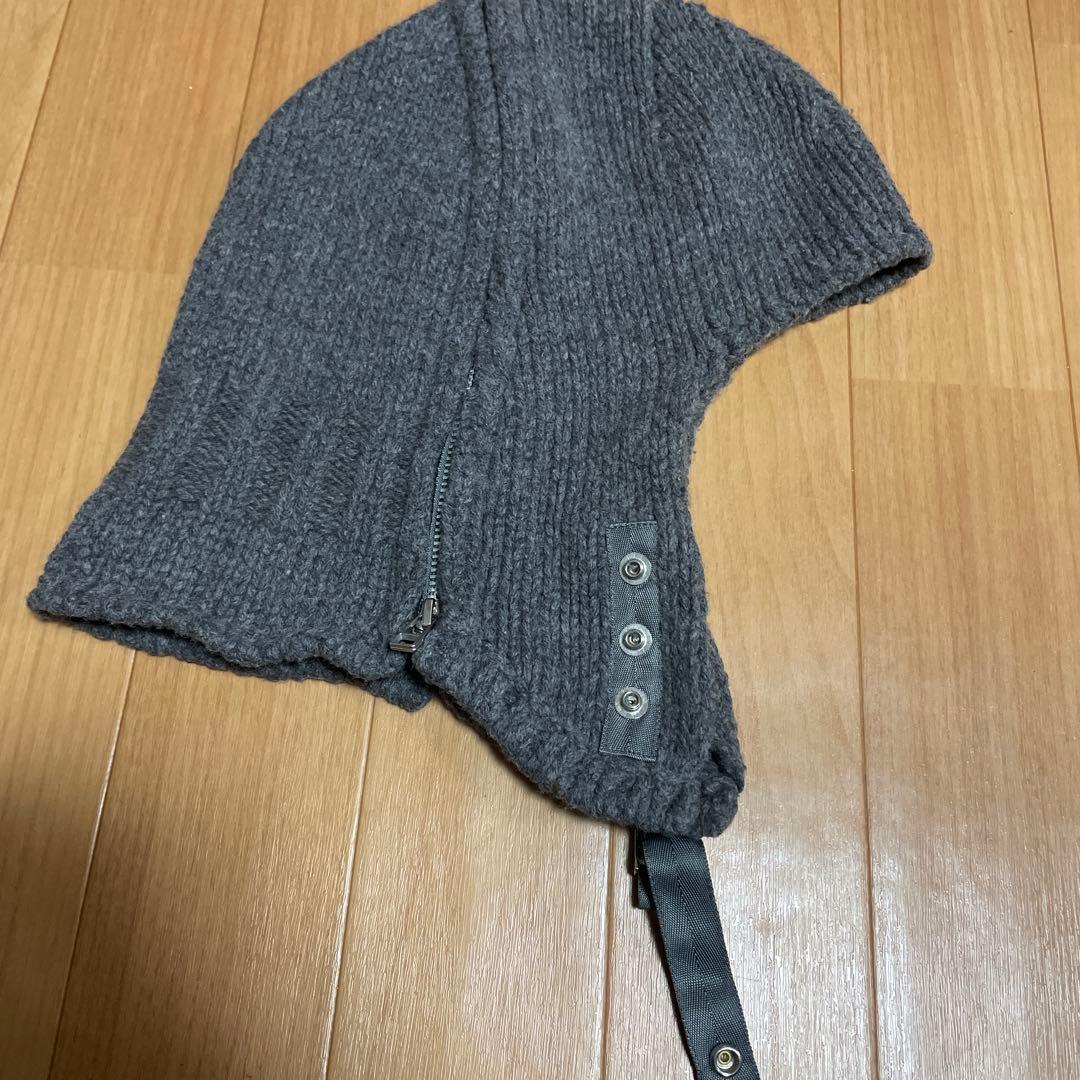 タム　Tamme 23w ウール　アビエーターニット　帽子　パイロットキャップ A.M.S. ニット帽 アビエーターキャップ 帽子 メンズ レディース ニット