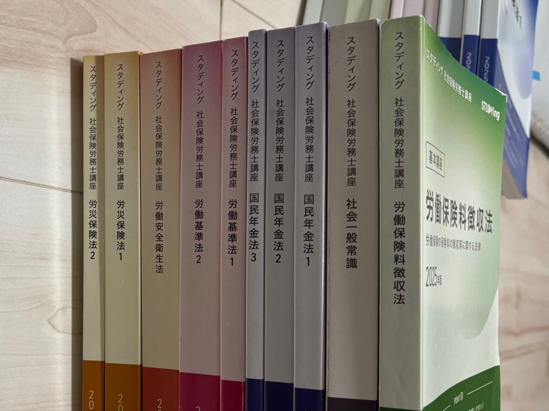 2025年版 スタディング 社会保険労務士講座テキスト 全20冊 - メルカリ