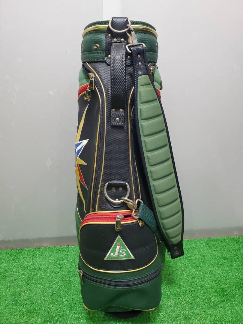 送料込み ☆超希少☆ J's ジャンボ尾崎 キャディバッグ 太陽マーク