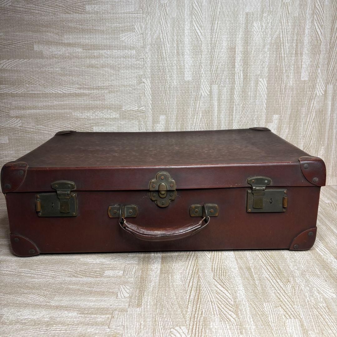昭和レトロ】 トランクケース ヴィンテージ トランクボックス 革