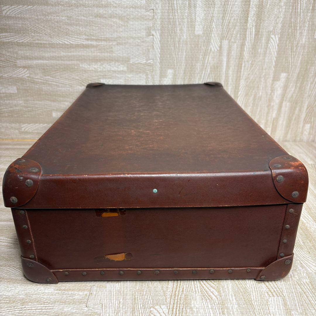 昭和レトロ】 トランクケース ヴィンテージ トランクボックス 革