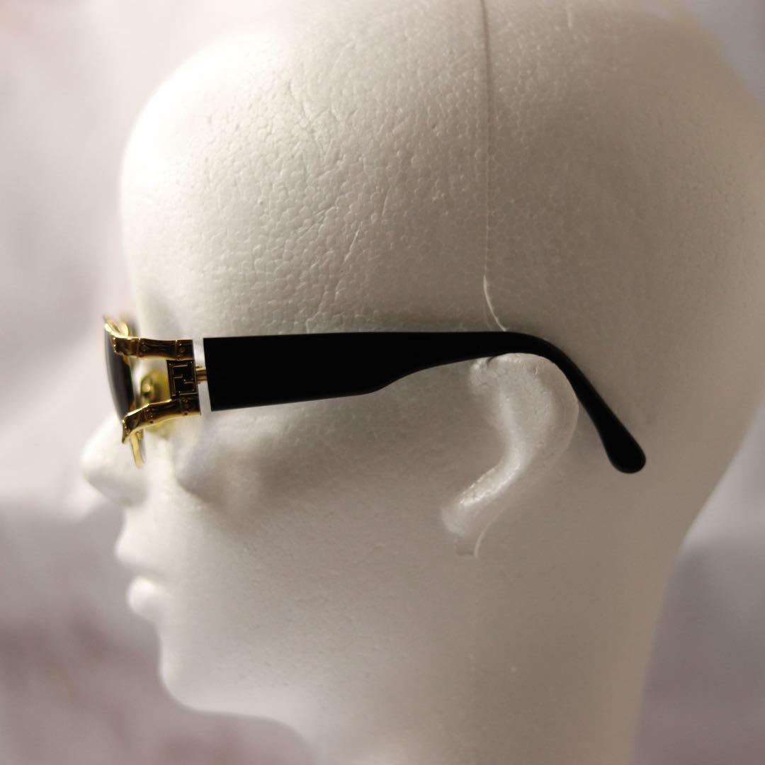 fendi オーバル y2k ゴールド レトロ デザイン アーカイブ サングラス