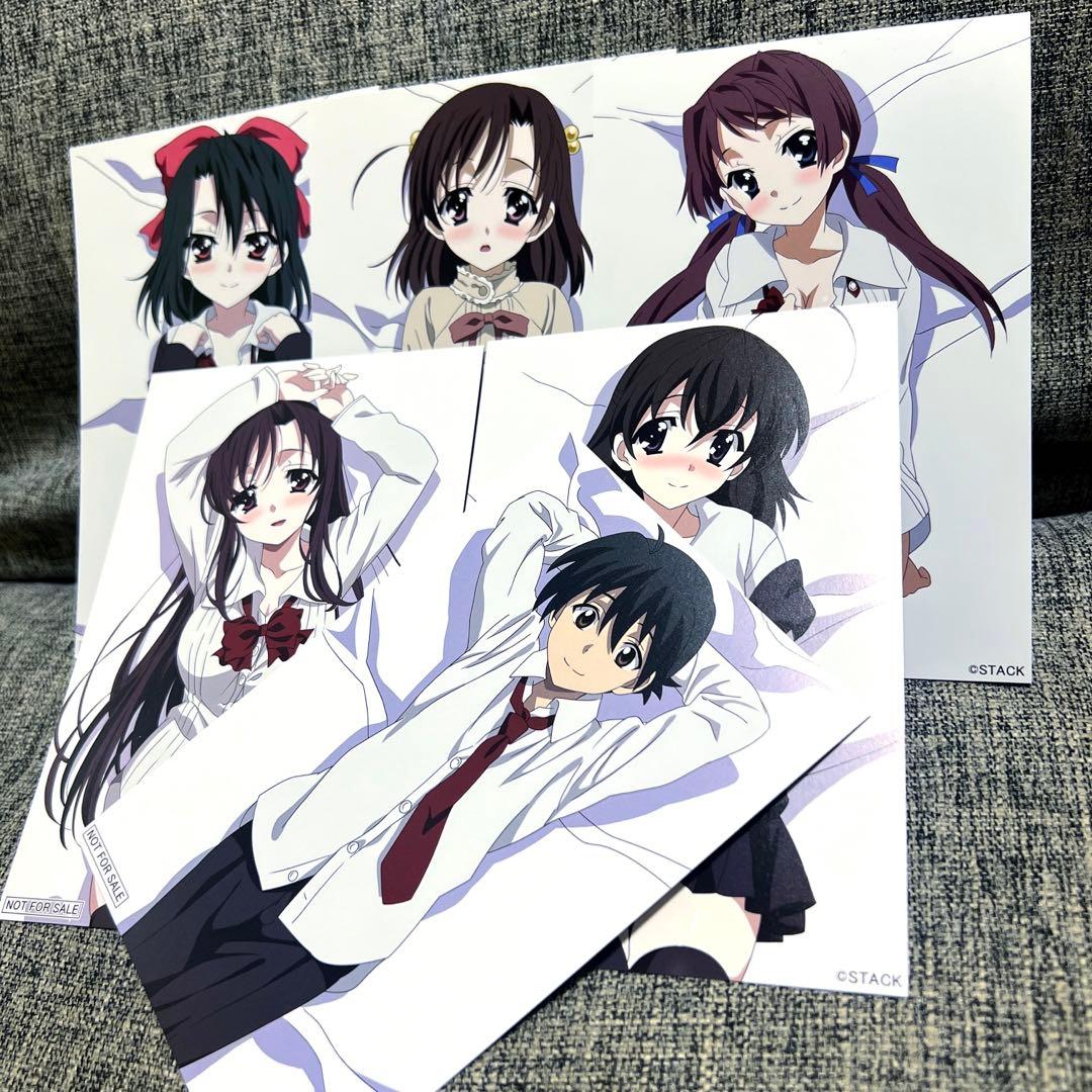 SchoolDays 非売品 ランダム ポストカード 全6種コンプリートセット