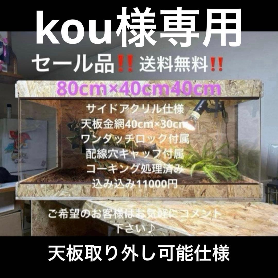 kou　804040 天板取り外し可能仕様 キューブ型レンジフード 照明なし W600×H400 ステンレス | KB-KC019-08
