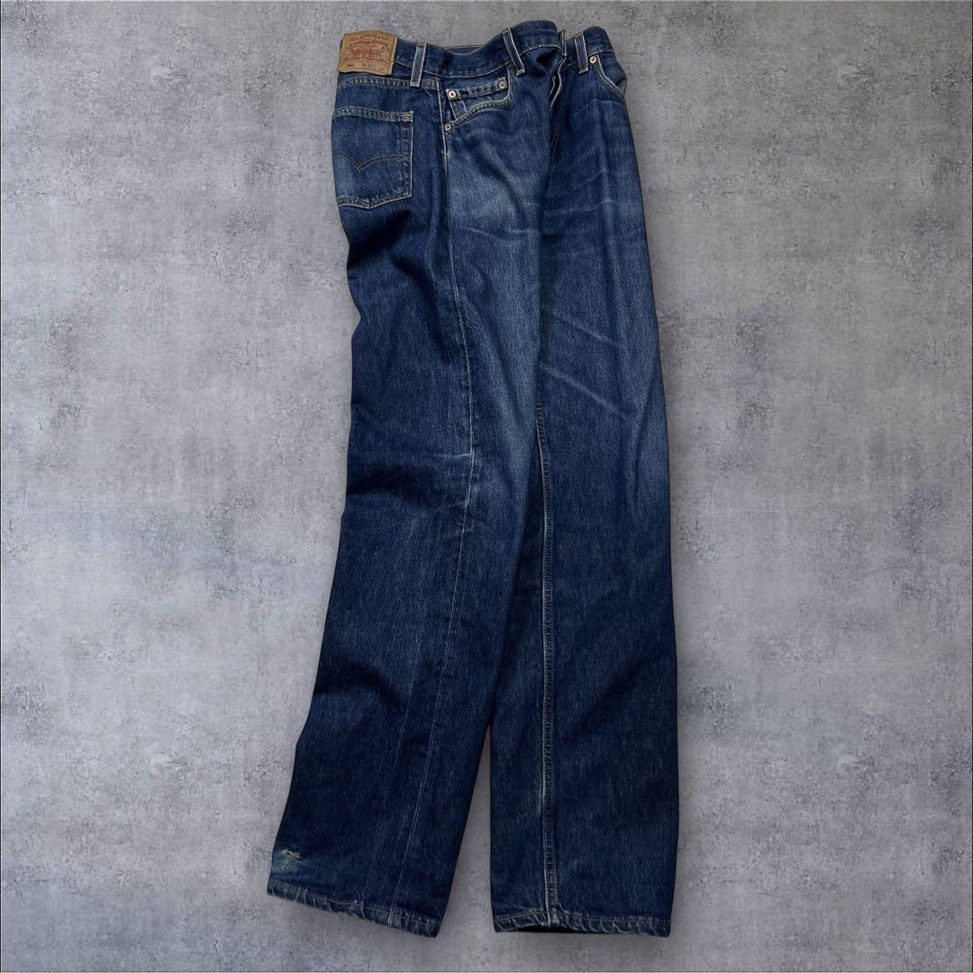 90s リーバイス USA製 501 ヒゲ グッドフェード 濃紺 神サイズ - メルカリ