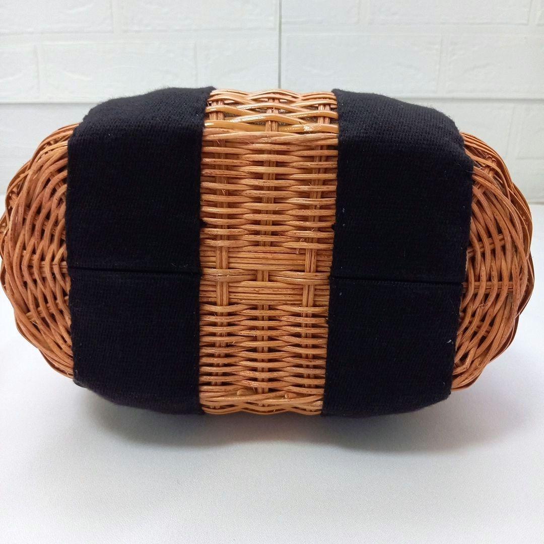 ☆美品☆《VIOLAd'ORO 》ラタン カゴバッグ ショルダー 2way