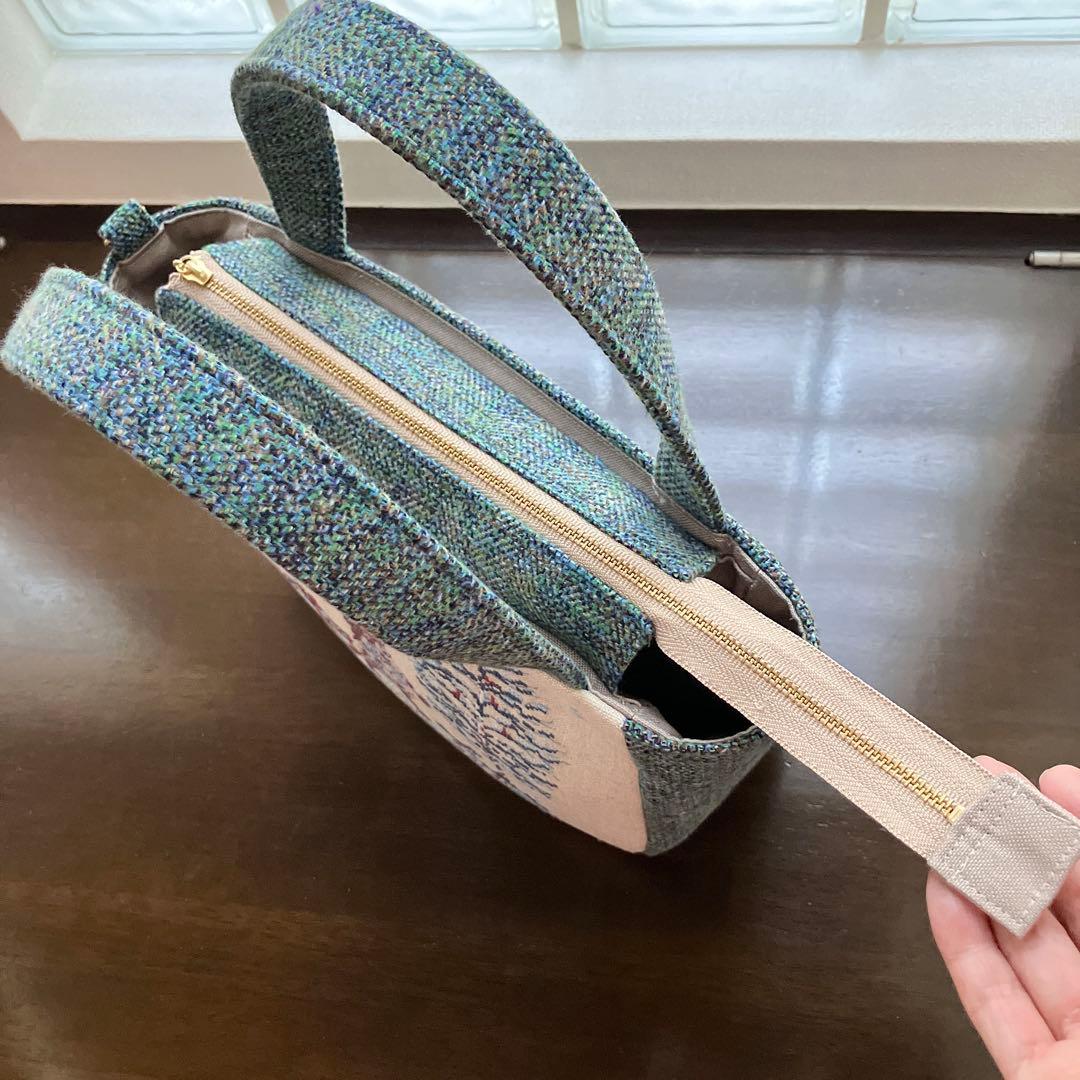 新作✦クロスステッチ❤︎ luxeバッグ ハンドメイド サモイロフ