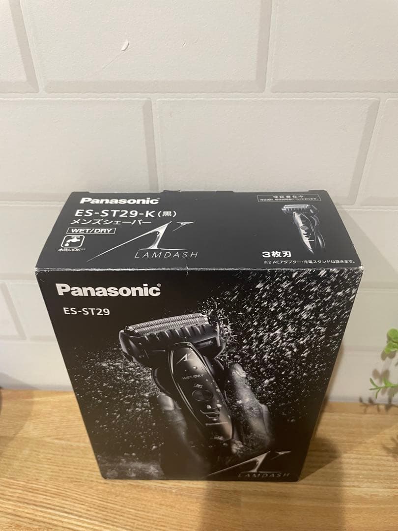 パナソニック　シェーバー　3枚刃　ES-ST29 新品未使用 Amazon | パナソニック ラムダッシュ メンズシェーバー 3枚刃 お風呂