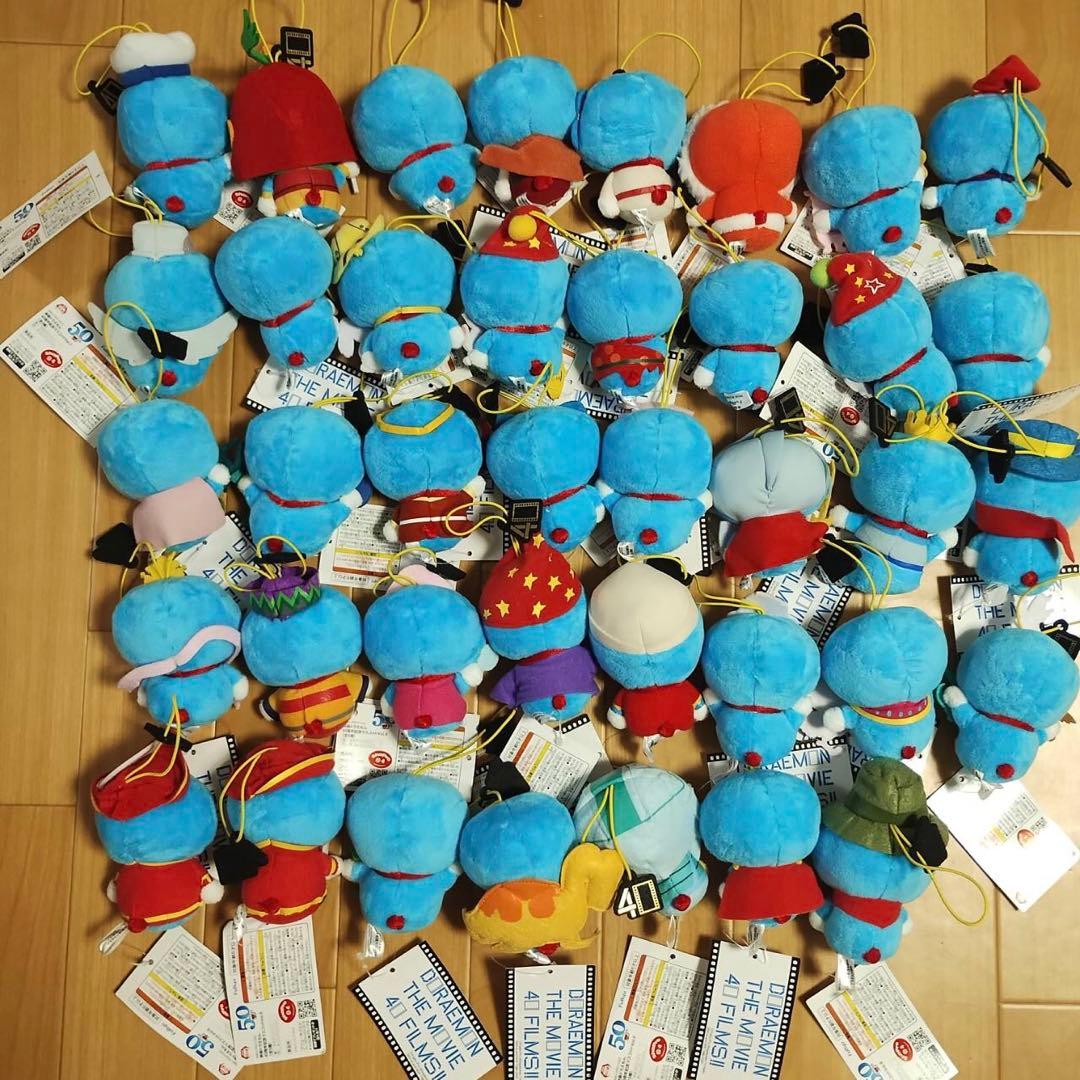 ドラえもん 映画 40周年記念 マスコット ぬいぐるみ 39点 セミコンプ