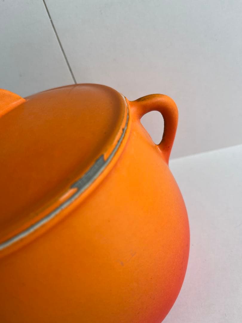 希少 廃盤 クーザンス ビーンズポット オレンジ