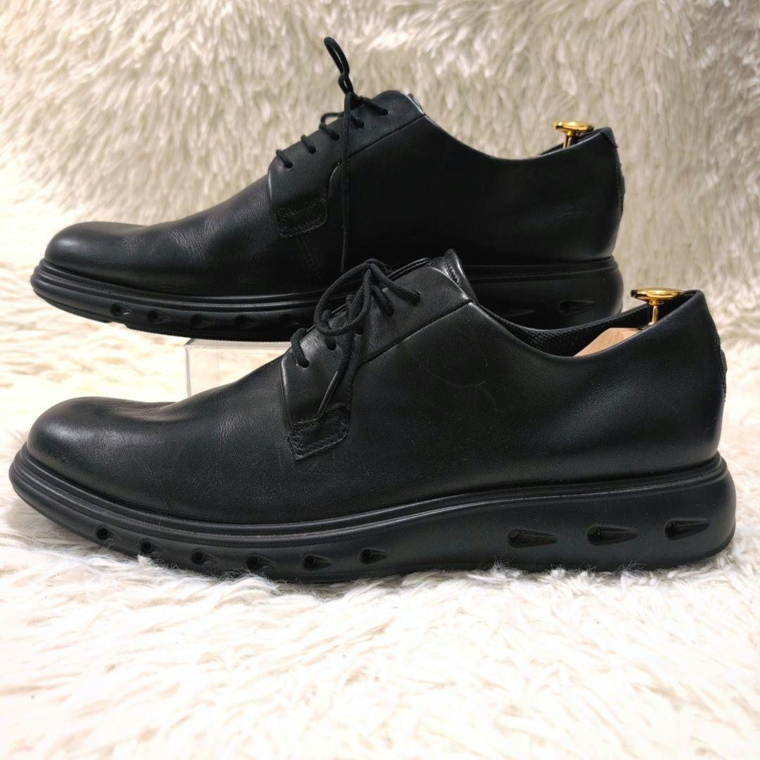 【美品】エコー ゴアテックス ビジネスシューズ ブラック 28.5cm