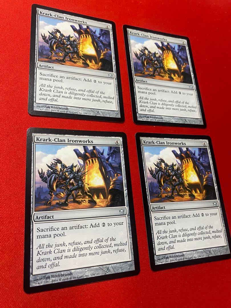 クラーク族の鉄工所Krark-Clan Ironworks英語版4枚