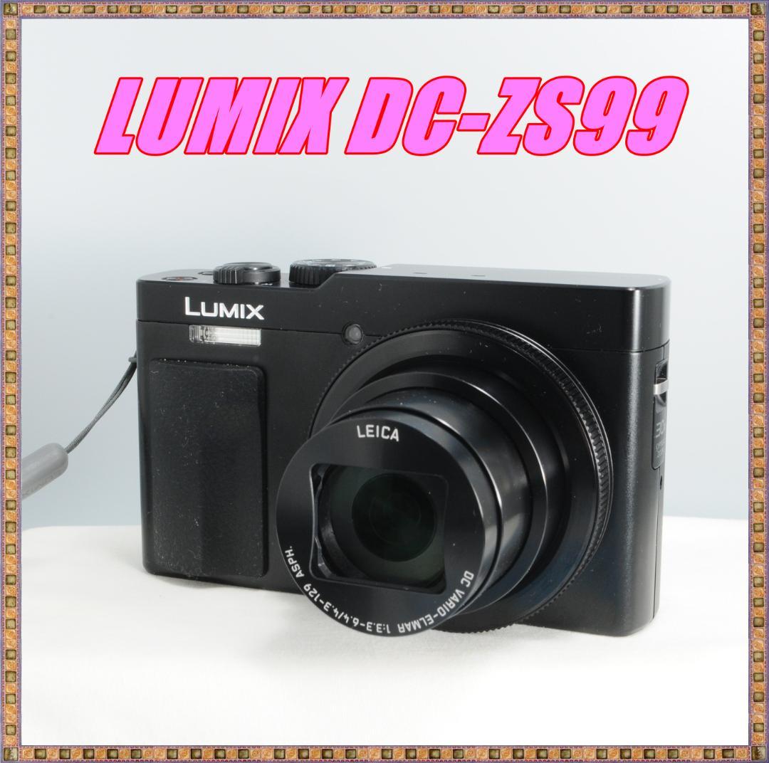 ★極美品★LUMIX ルミックス DC-ZS99 ブラック 元箱付き TZ99 Panasonic Lumix ZS99 Digital Camera - Black — Glazer's Camera