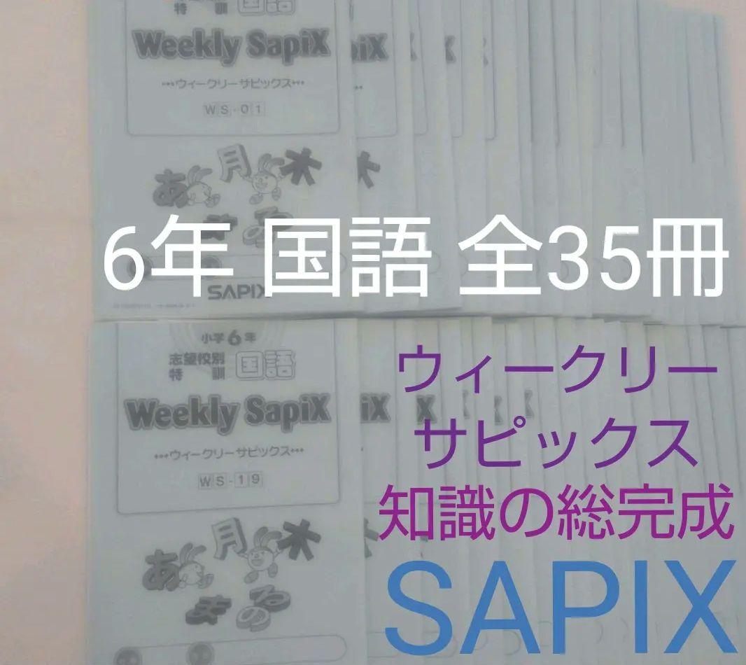 ㉔な サピックス SAPIX 6年ウィークリーサピックス 国語 知識の総完成