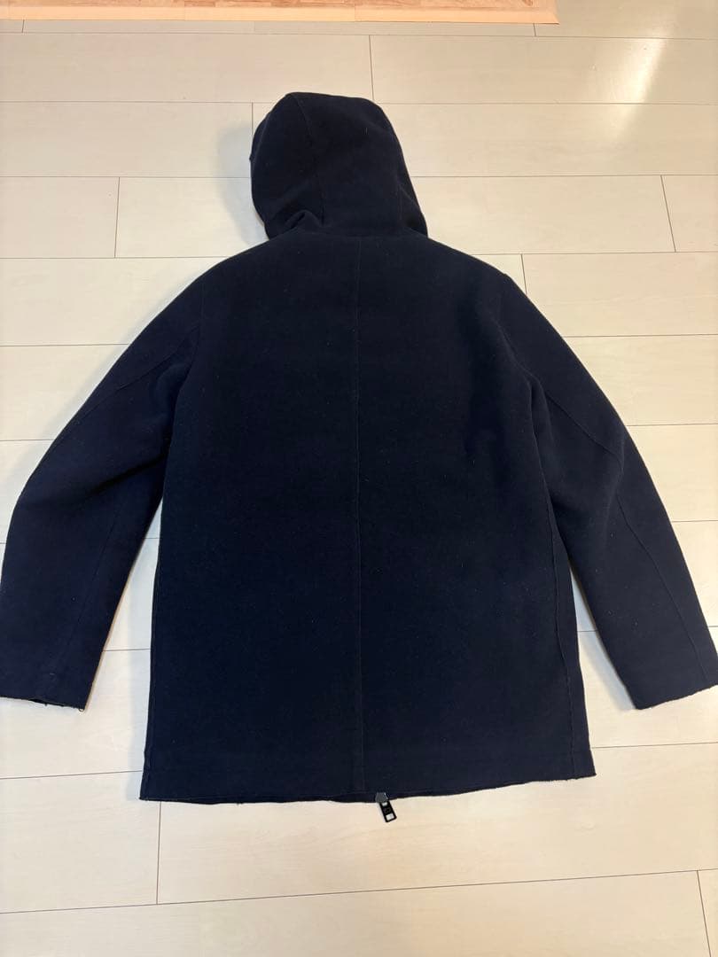 woolrich なかわたダウン90% メンズ M クロとネイビーの間