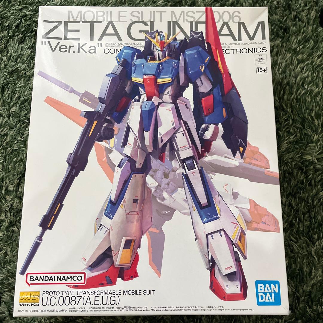 新品】Zガンダム Ver.Ka ガンプラ MG マスターグレード - メルカリ