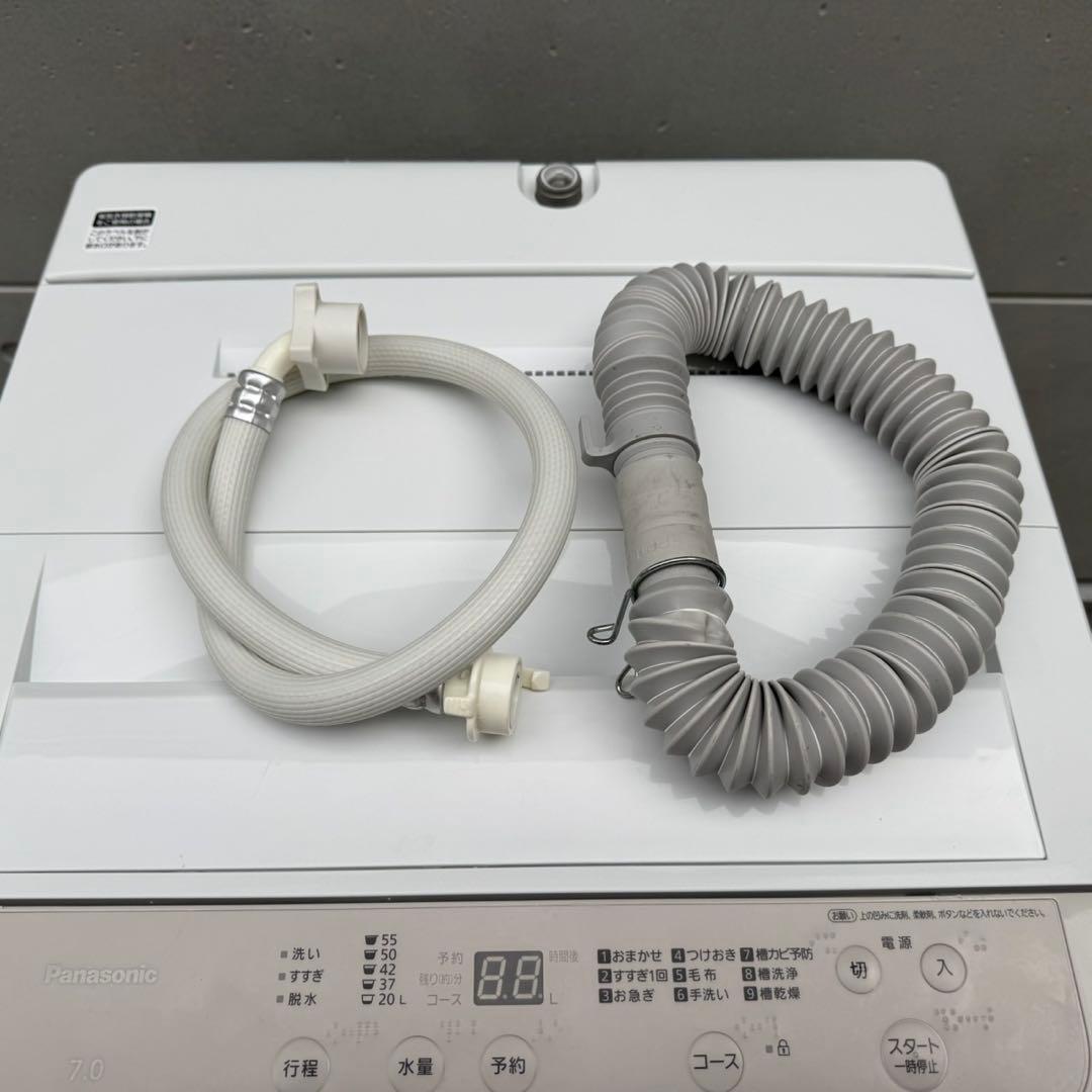 241⭐️2024年製美品☆パナソニック 洗濯機 7KG 大型 一人暮らし 最新