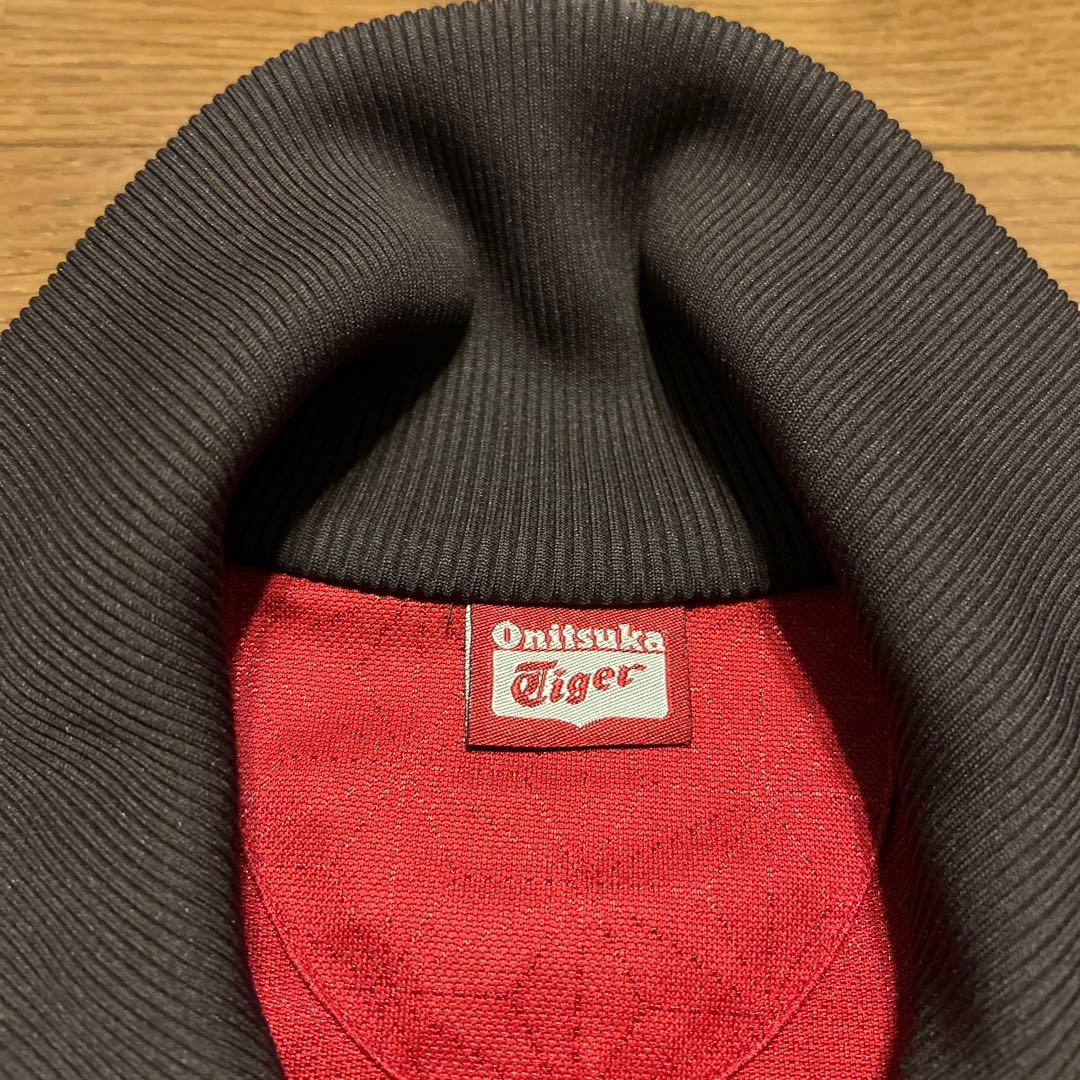 onitsuka tiger 麻柄 トラックジャケット XLサイズ 襟高 東京 - メルカリ