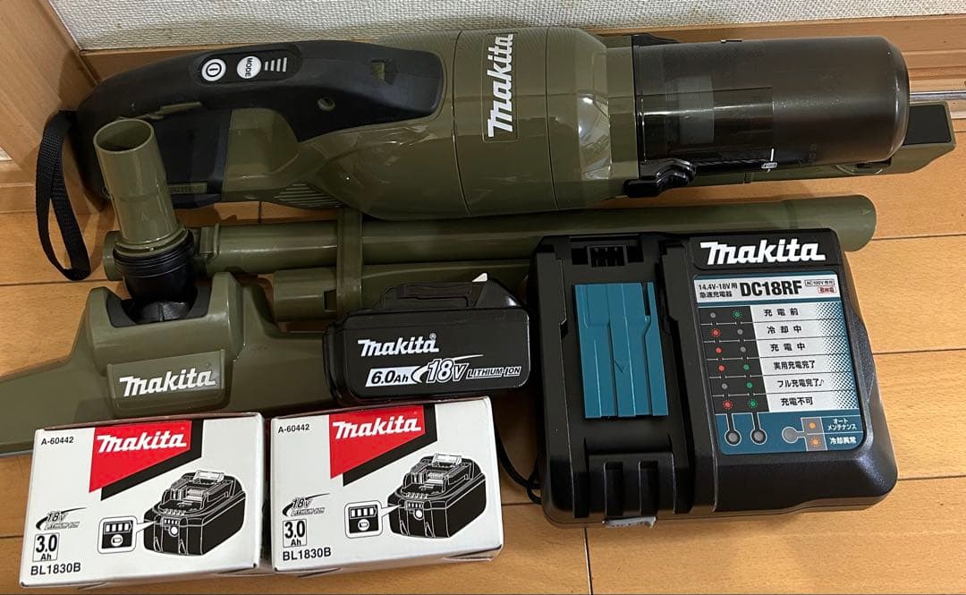 Makita スティッククリーナー本体 充電器・バッテリー付き 楽天市場】マキタ 掃除機 正規品 保証書付き NEW コードレス