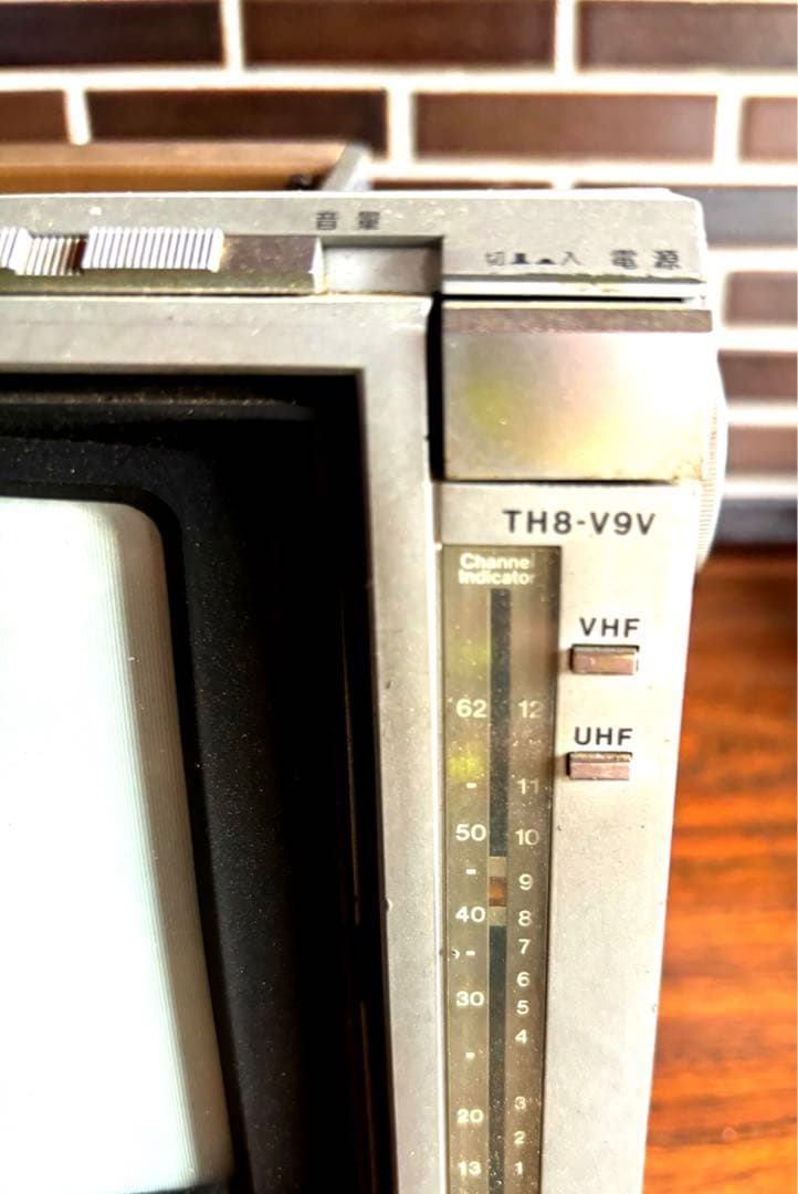 national th8-v9v ポータブル カラーテレビ 昭和レトロ - メルカリ