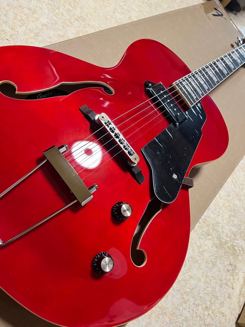 GROTE Jazz Electric Guitar Semi(RED) - メルカリ