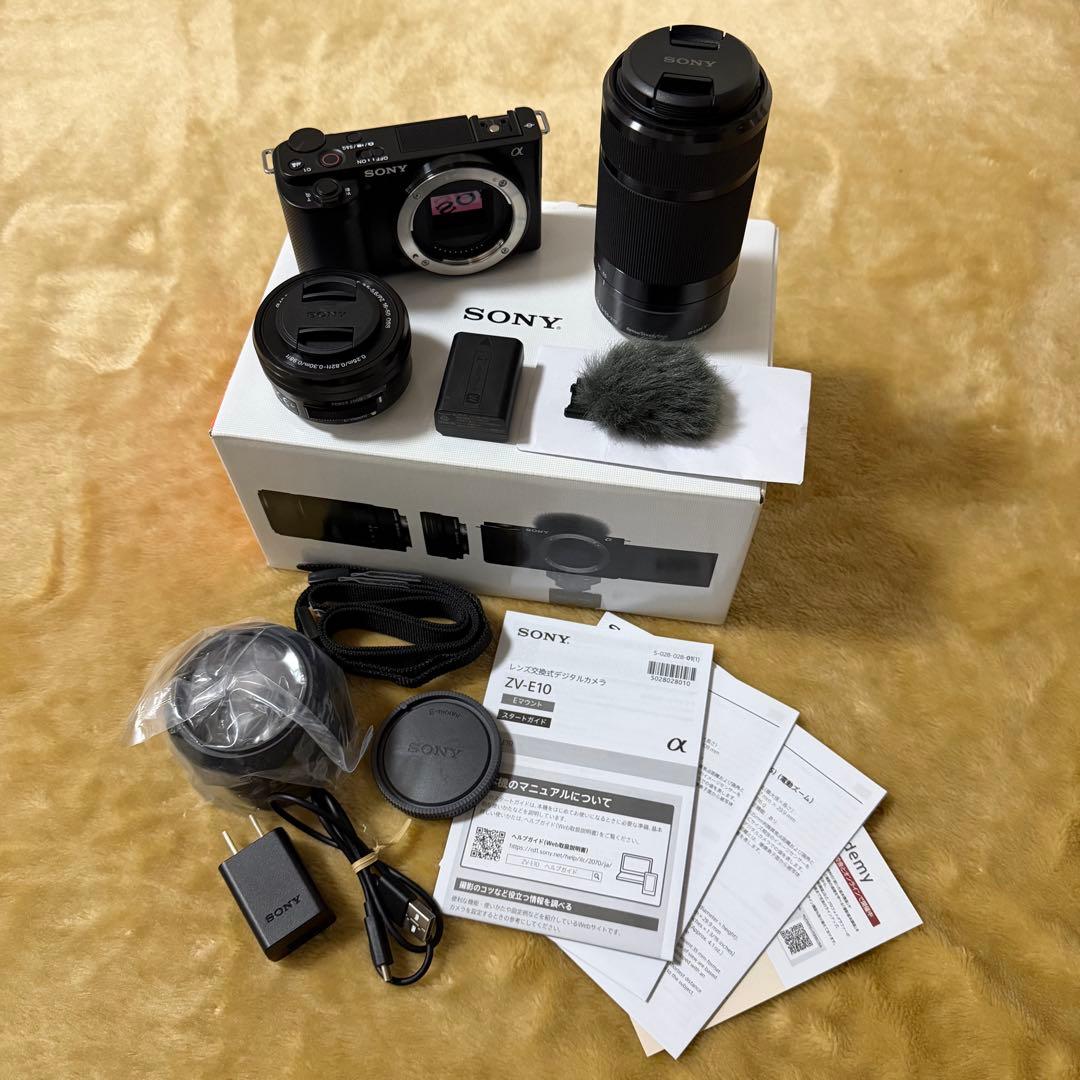 ZV-E10Y ダブルズームレンズキット VLOGCAM ZV-E10Y ダブルズームレンズキット ミラーレス一眼カメラ