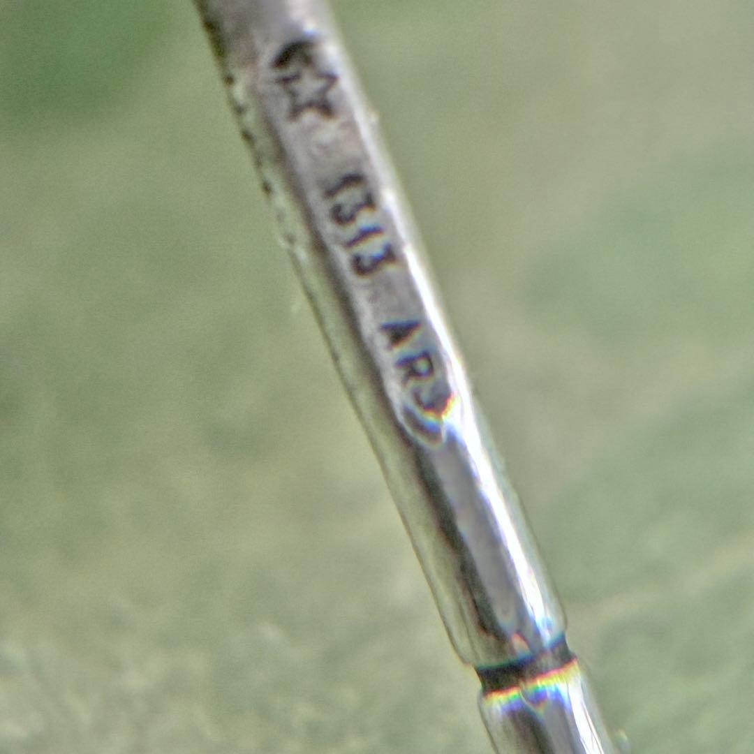 箱、袋付き】グッチ インターロッキングG ピアス アラベスク シルバー 燻し