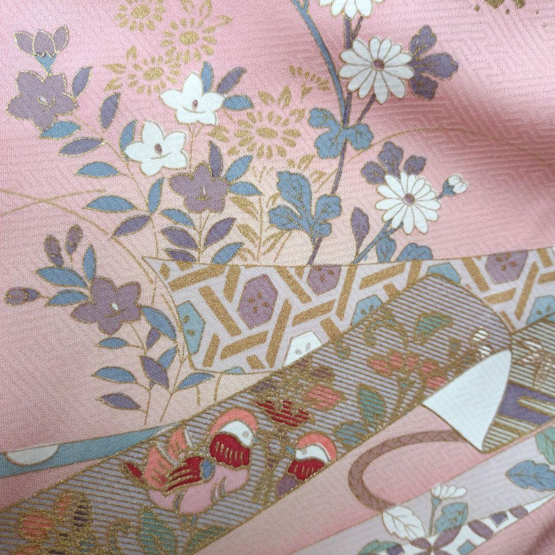 734 半額セール 正絹 高島屋誂え 未使用品 友禅 訪問着 4点フルセット