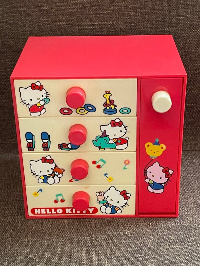 サンリオ ハローキティ ミニチェスト 小物入れ 昭和レトロ - メルカリ