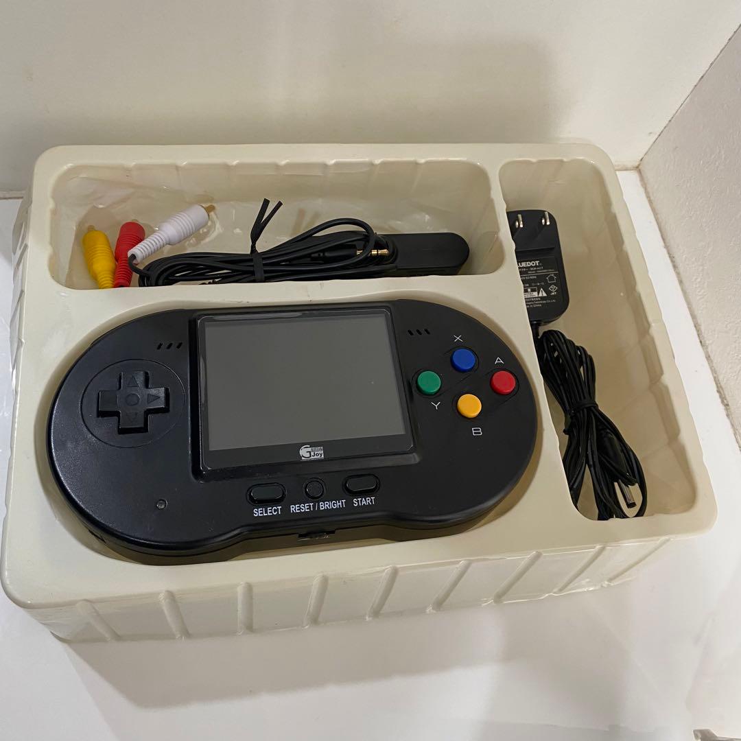 GameJoyポケファミDX BLACK EDITIONスーパーファミコン互換機 - メルカリ