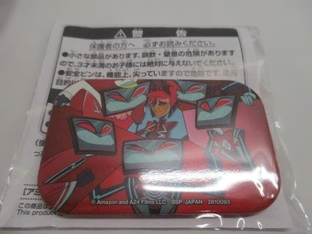 【未開封】ハズビン・ホテルへようこそ　缶バッチ　８種セット ハズビン・ホテルへようこそ スクエア缶バッジ – プライズハウス