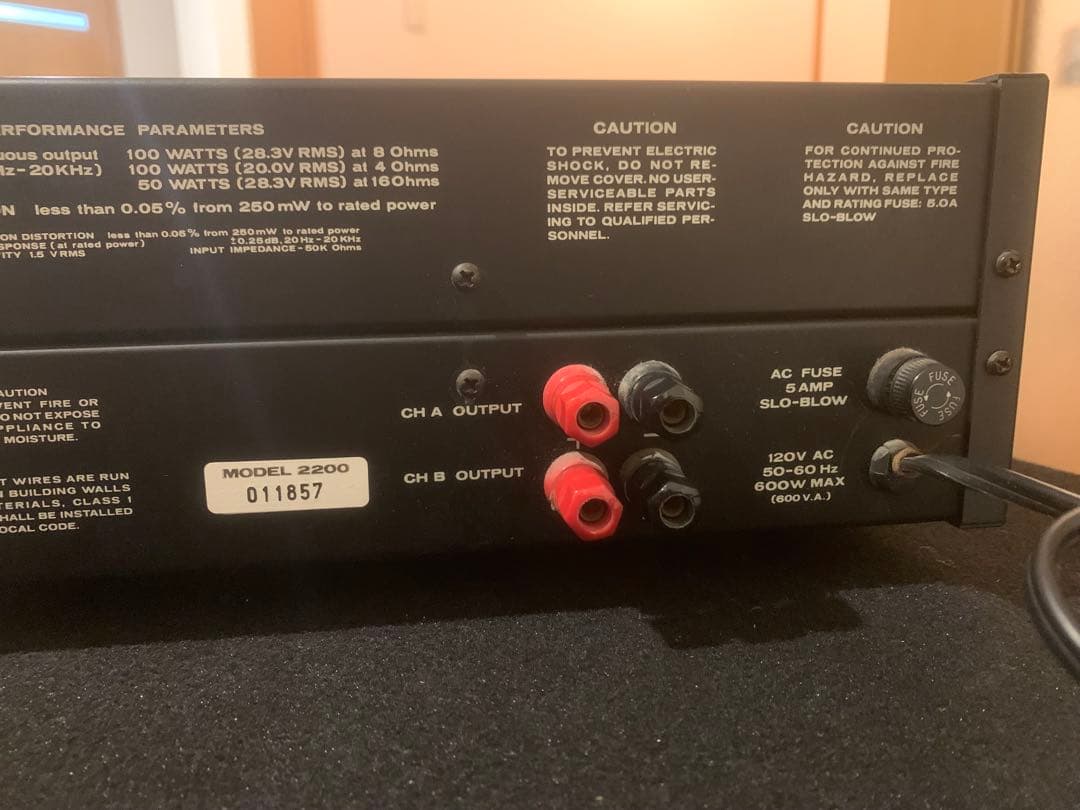 sae 2200 パワーアンプ ジャンク通電確認のみ jbl tannoy - メルカリ